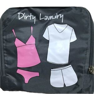 🆕 Black Dirty Laundry Travel Clothing Bag Miamica